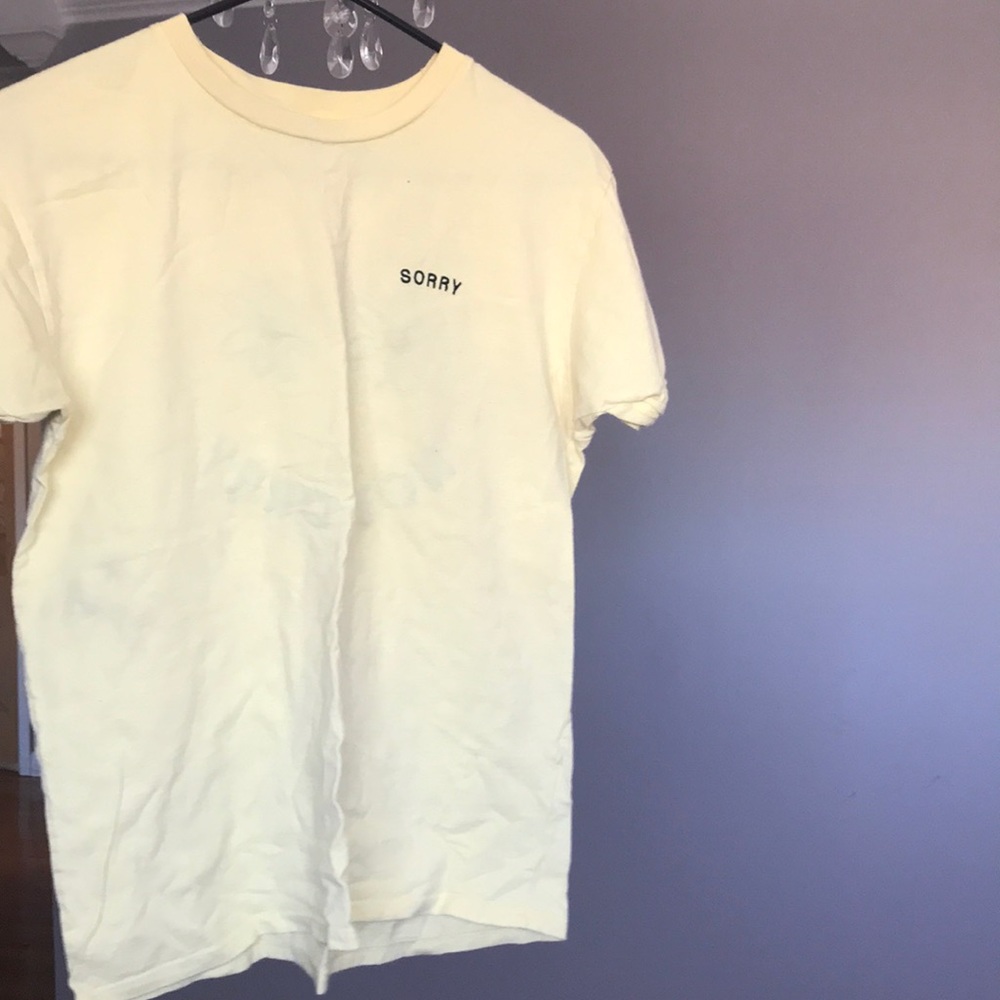 Sorry not sorry topshop t-shirt